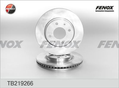 Диск тормозной передний вентилируемый FENOX TB219266