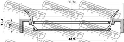 Сальник привода TOYOTA 90311T0035