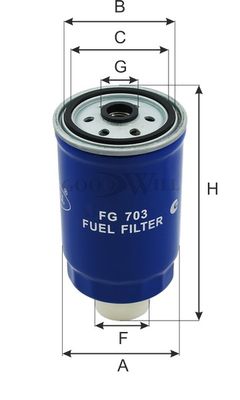 Фильтр топливный BIG FILTER GB6209