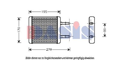Радиатор отопителя TERMAL 117604
