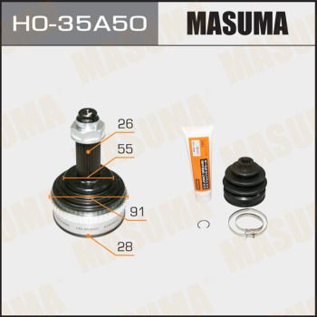 ШРУС вала приводного переднего наружный Masuma HO35A50