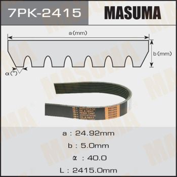 Ремень поликлиновой Masuma 7PK2415