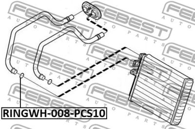 Кольцо уплотнительное VOLVO 8693268