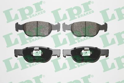 Колодки тормозные дисковые LPR 05P687