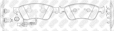 Колодки тормозные дисковые NIBK PN0351W