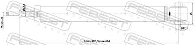 Амортизатор газомасляный задний GANZ GIK02293