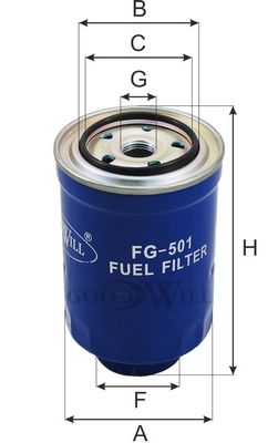 Фильтр топливный BIG FILTER GB6212
