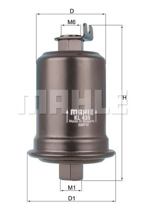 Фильтр топливный MAHLE KL435