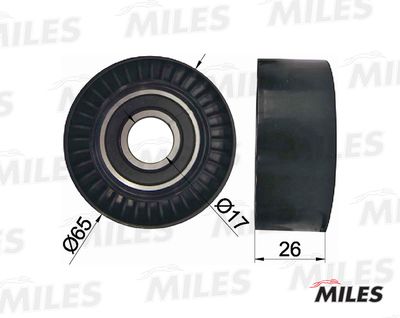 Ролик ремня приводного Miles AG03011