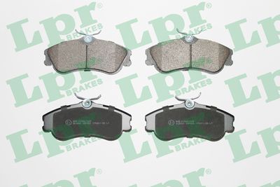 Колодки тормозные дисковые LPR 05P950