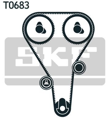 Комплект ремня ГРМ SKF VKMA94624