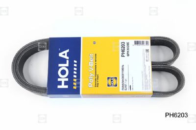 Ремень поликлиновой HOLA PH6203