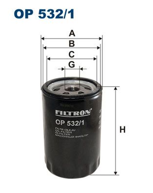 Фильтр масляный FILTRON OP5321