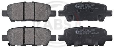 Колодки тормозные дисковые задние NISSAN D4M609N00B