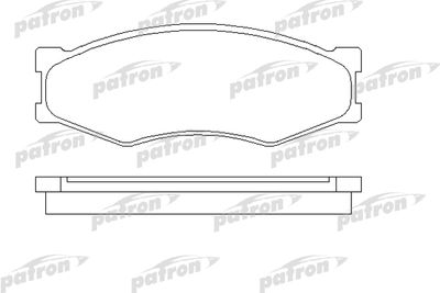Колодки тормозные дисковые передние PATRON PBP340