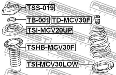 Отбойник амортизатора TOYOTA 4833148050