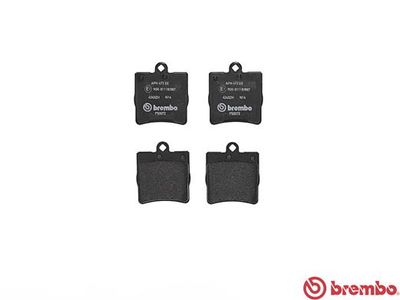 Колодки тормозные дисковые задние BREMBO P50072