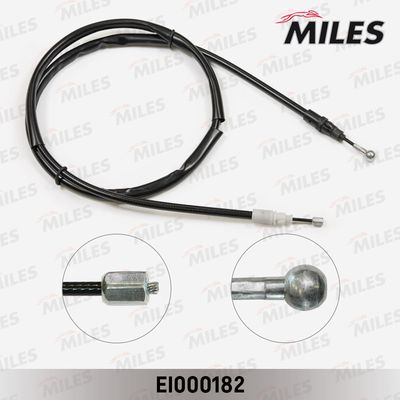 Трос стояночного тормоза левый Miles EI000182