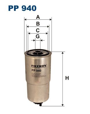 Фильтр топливный FILTRON PP940