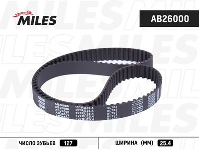 Ремень ГРМ Miles AB26000