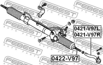 Тяга рулевая FEBEST 0422V97