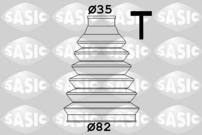 Пыльник ШРУС наружный комплект SASIC 2933313