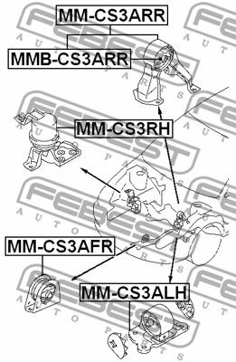 Опора двигателя передняя CHERY A211001510