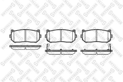Колодки тормозные дисковые STELLOX 660002SX