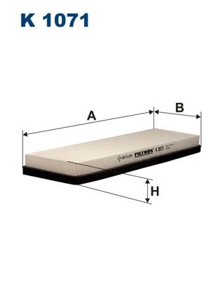 Фильтр салона FILTRON K1071