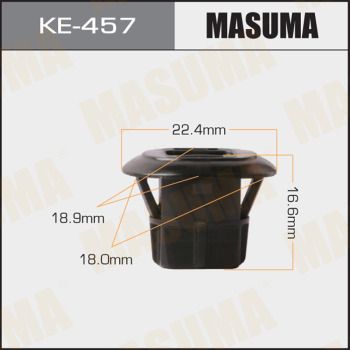 Клипса крепежная Masuma KE457