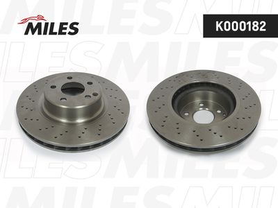 Диск тормозной передний Miles K000182