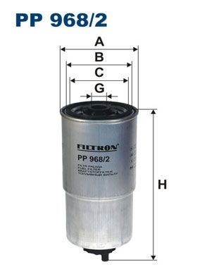 Фильтр топливный FILTRON PP9682