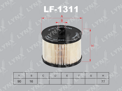 Фильтр топливный LYNXauto LF1311