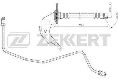 Шланг тормозной задний правый Zekkert BS9459