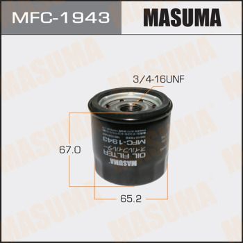 Фильтр масляный Masuma MFC1943