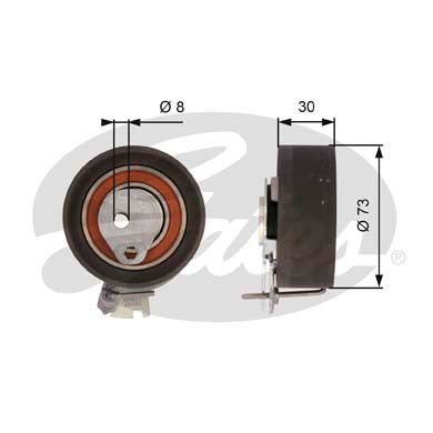 Ролик ремня приводного GATES T43157