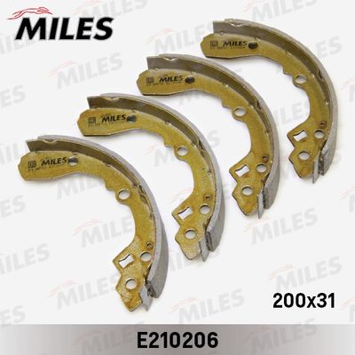 Колодки тормозные барабанные Miles E210206