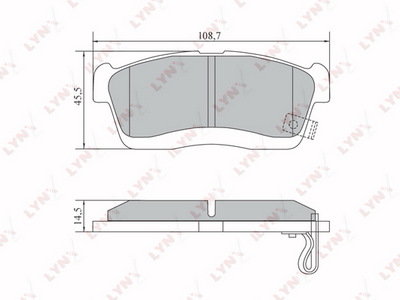 Колодки тормозные CTR GK0143