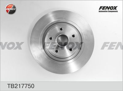 Диск тормозной задний вентилируемый FENOX TB217750
