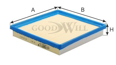 Фильтр воздушный BIG FILTER GB8020