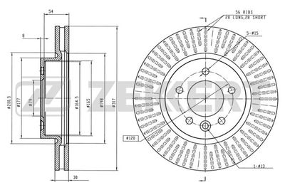 Диск тормозной передний Miles K200304