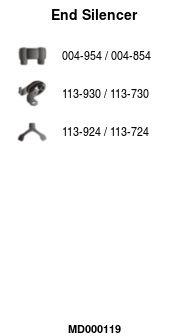 Глушитель задняя часть POLMOSTROW 30254