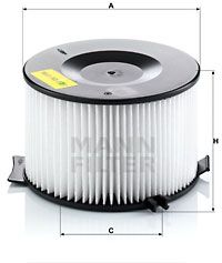 Фильтр салона MANN-FILTER CU1738