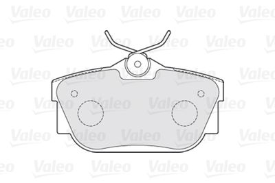 Комплект колодок для дискового тормоза VALEO 301482