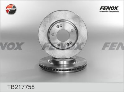 Диск тормозной передний FENOX TB217758
