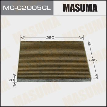 Фильтр салона угольный Masuma MCC2005CL