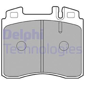 Колодки тормозные дисковые передние комплект DELPHI LP842