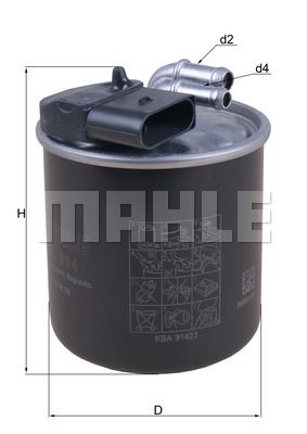 Фильтр топливный MAHLE KL914