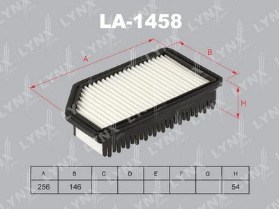 Фильтр воздушный LYNXauto LA1458