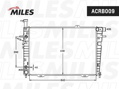 Радиатор Miles ACRB009
